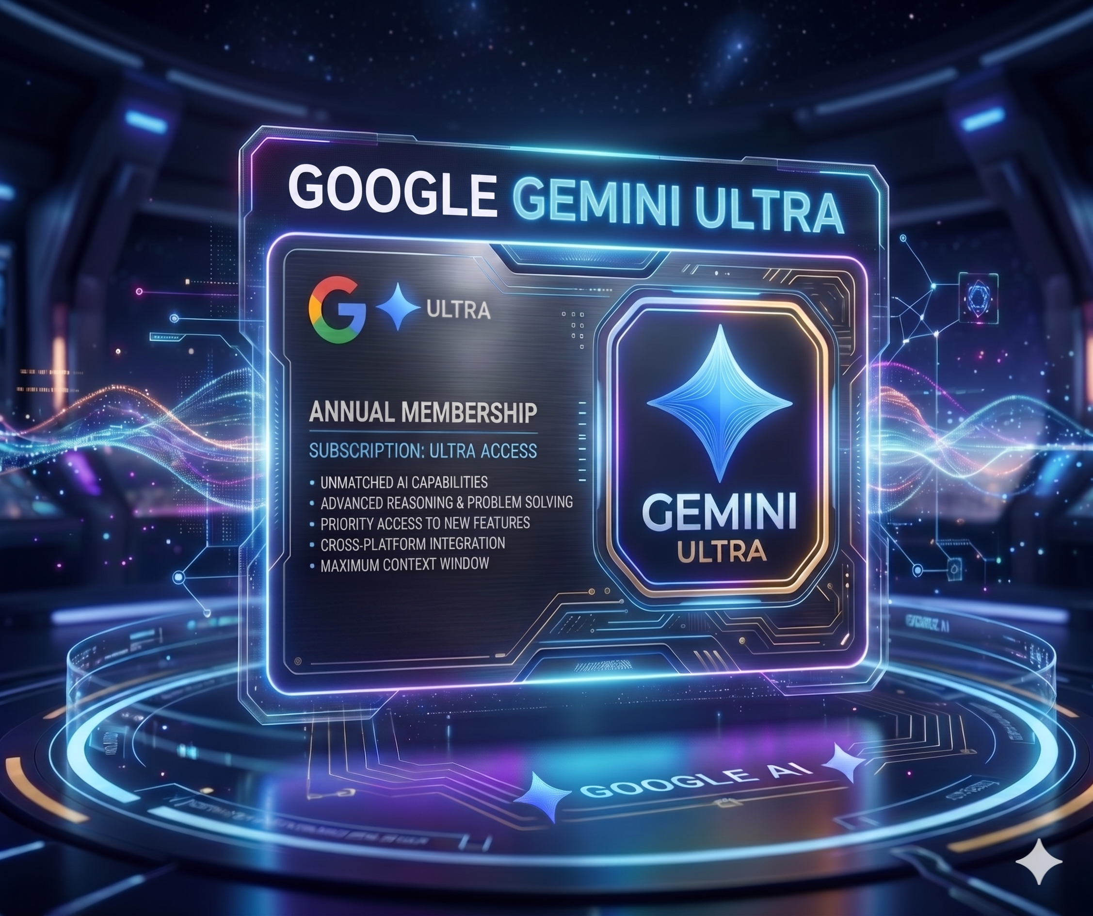 Gemini Ultra 高质量个人母号 | 无积分 | 成品号